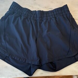 Navy Lululemon shorts 5 inch inseam